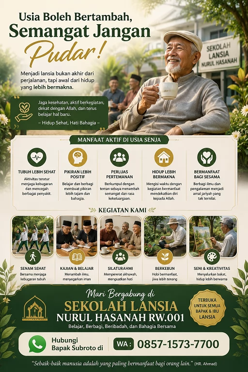 Sekolah Lansia Nurul Hasanah RW.001